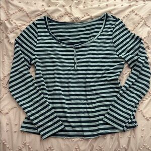 Striped Long Sleeve Top